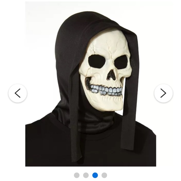 Glow in the Dark Skull Full Mask - Picture 4 of 4